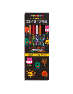 Toppers de Lápiz Aromatizados SNIFTY - 5 Monstruos Temáticos