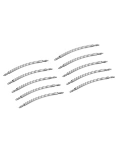 Pines de Banda de Reloj HARFINGTON Curvados Acero Inoxidable 24mm