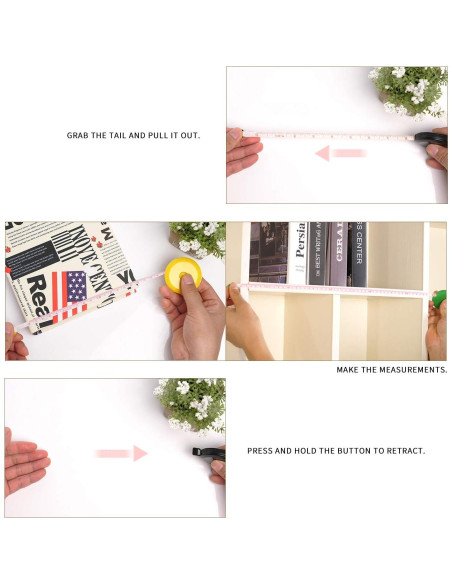 Cinta Métrica Suave DiCUNO 1.5m 3 Pcs Púrpura para Sastre