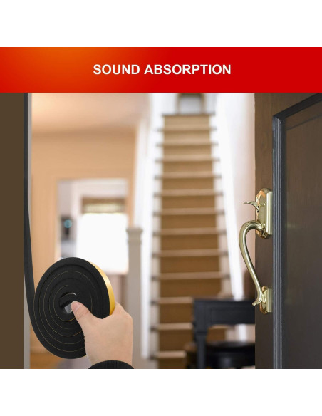 Tira de Sellado para Puerta MIKOSI 7.92m Espuma Impermeable