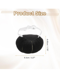 Almohadilla de Muñeca Harfington Negra para Costura y Quilting 2