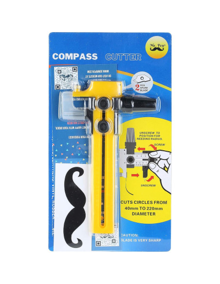 Cortador de Círculos Mr. Pen 15.88 cm para Manualidades
