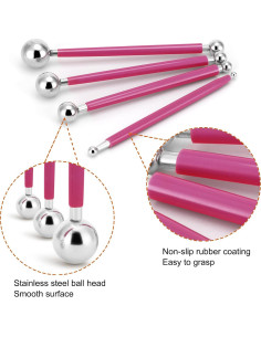 Herramienta de Modelado de Pasteles Ailaxq Rosa 8 Tamaños 2