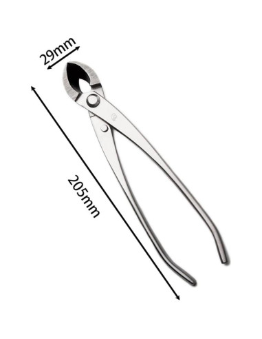 Cortador de Borde Redondo TianBonsai 205 mm Acero Aleado