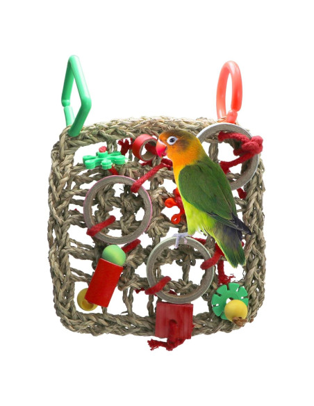 Red de Escalada para Aves Litewood 18x24cm Juguete de Forrajeo