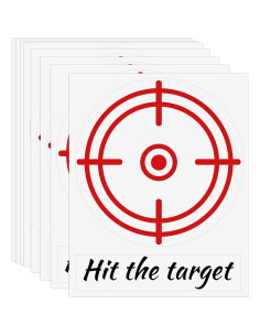 Calcomanías de Objetivo para Inodoro TESWEY - 10 Piezas PVC 2