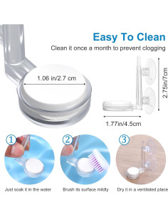 Piedra de aire para acuario FNANJWQ 7x4.5x2.7 cm difusor CO2 2