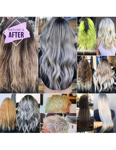 Fanola No Yellow Máscara de Cabello 1000 ml - Acondicionador Profundo para Rubio y Gris