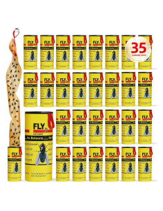 Trampas Adhesivas para Moscas USKICH - 35 Unidades Efectivas