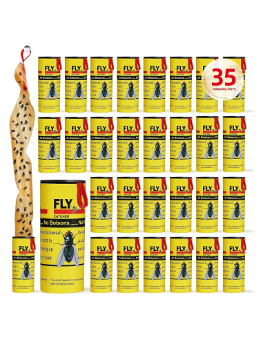 Trampas Adhesivas para Moscas USKICH - 35 Unidades Efectivas