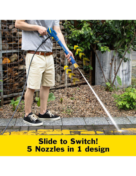 Pistola de Lavado a Presión 5-en-1 SOFIPE con Caño de Espuma