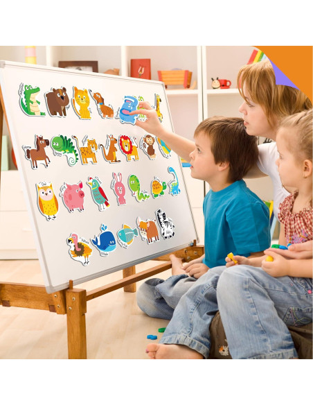 Imanes Magnéticos de Animales A-Z SpriteGru - 26 Piezas Educativas