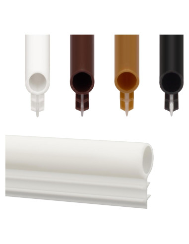 Sello de Burbuja Kerf 1/4" Showingo 30.48m Blanco TPE