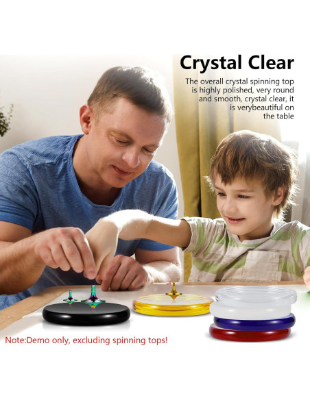 Base de Trompo de Vidrio Óptico CHEETOP 120mm Doble Cóncavo