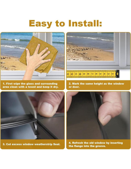 Sello de Burbuja Kerf 1/4" Showingo 30.48m Blanco TPE