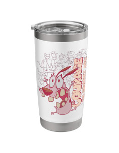 Vaso Térmico Courage el Perro Cobarde 20 oz Acero Inoxidable