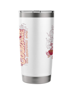 Vaso Térmico Courage el Perro Cobarde 20 oz Acero Inoxidable 2