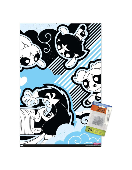 Póster de Pared Las Chicas Superpoderosas Trends 56.83x37.34cm