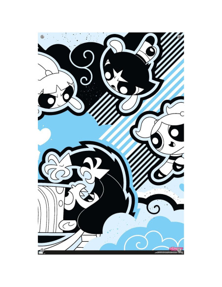 Póster de Pared Las Chicas Superpoderosas Trends 56.83x37.34cm