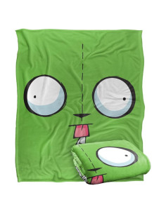 Manta de Microfibra LOGOVISION 127x152cm Cara de Gir Invader Zim
