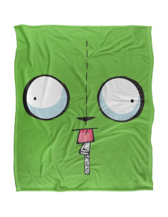Manta de Microfibra LOGOVISION 127x152cm Cara de Gir Invader Zim 2