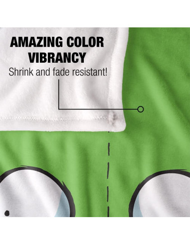 Manta de Microfibra LOGOVISION 127x152cm Cara de Gir Invader Zim