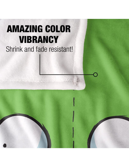 Manta de Microfibra LOGOVISION 127x152cm Cara de Gir Invader Zim