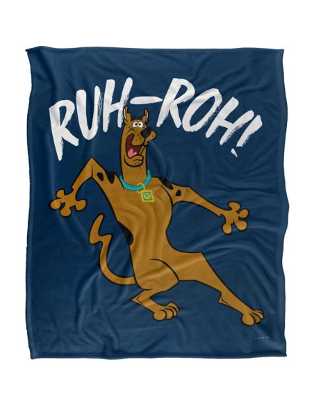 Manta Suave Scooby-Doo Ruh Roh 127x152 cm Poliéster