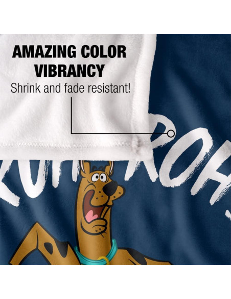 Manta Suave Scooby-Doo Ruh Roh 127x152 cm Poliéster