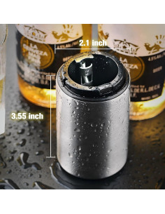 Abrebotellas Magnético HMTIY de Acero Inoxidable para Cerveza 2