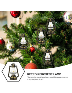 10 Mini Lámparas de Aceite Vintage Artibetter para Decoración 2