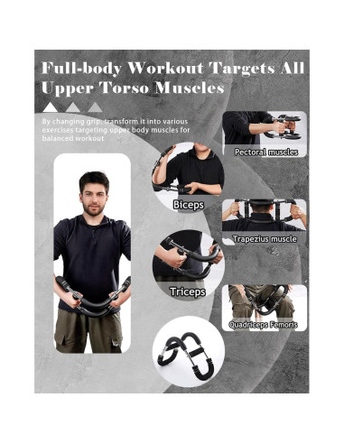 Entrenador de Fuerza de Brazo Jikbeed - Twister Ajustable 27-50 kg