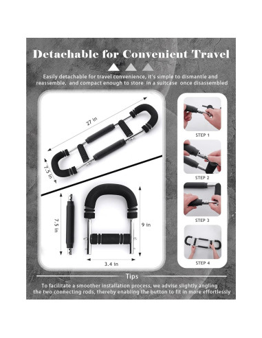 Entrenador de Fuerza de Brazo Jikbeed - Twister Ajustable 27-50 kg