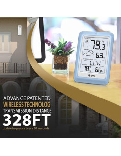 Termómetro Inalámbrico U UNNI UN0581 - Interior y Exterior 2
