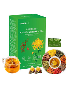 Té Herbal Meideal de Goji Berry y Crisantemo 15 Bolsitas