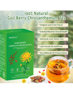 Té Herbal Meideal de Goji Berry y Crisantemo 15 Bolsitas 2