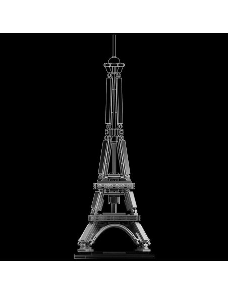 LEGO Arquitectura Torre Eiffel 321 Piezas 30.48 cm Gris