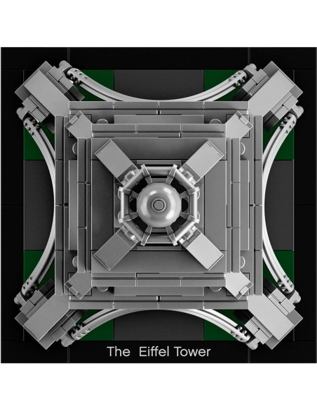 LEGO Arquitectura Torre Eiffel 321 Piezas 30.48 cm Gris