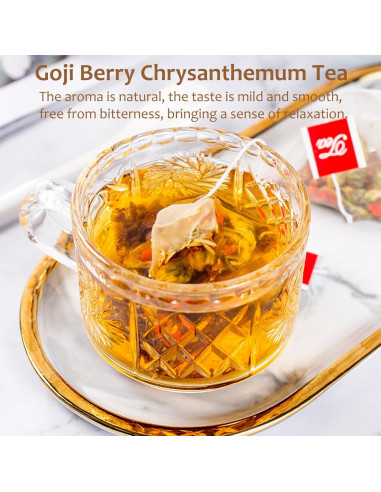 Té Herbal Meideal de Goji Berry y Crisantemo 15 Bolsitas
