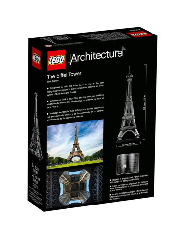 LEGO Arquitectura Torre Eiffel 321 Piezas 30.48 cm Gris