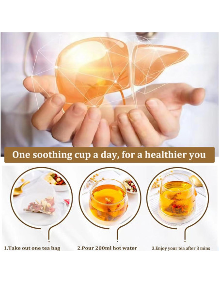 Té Herbal Meideal de Goji Berry y Crisantemo 15 Bolsitas