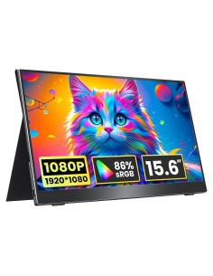 Monitor Portátil Kksmart 15.6" FHD 1080P USB-C HDMI