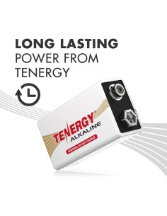 Batería Alcalina Tenergy 9V - Paquete de 6 Unidades 2