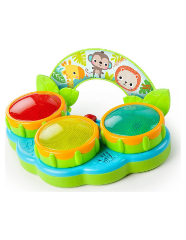 Juguete Tambor Musical Bright Starts Safari Beats 3m+