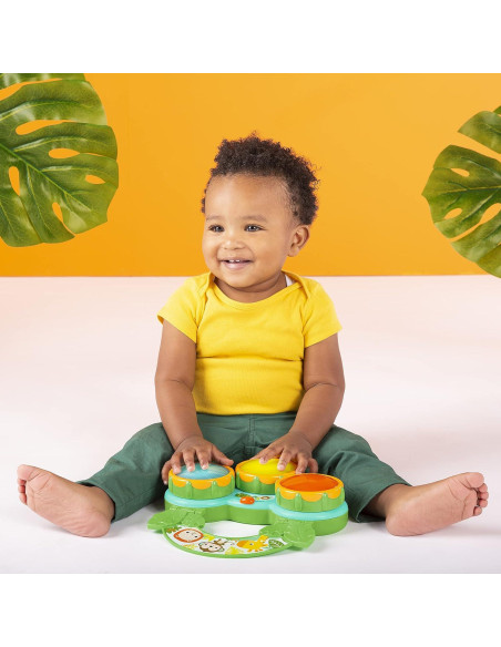 Juguete Tambor Musical Bright Starts Safari Beats 3m+