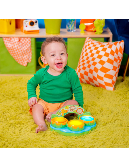 Juguete Tambor Musical Bright Starts Safari Beats 3m+