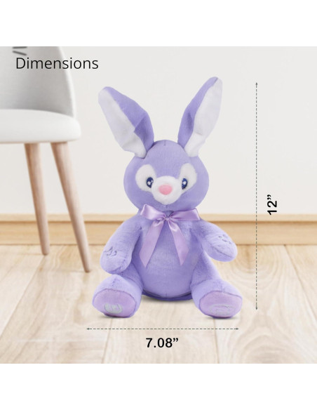 Juguete de Peluche Interactivo Dimple Bella Bunny - Conejo Peek-a-Boo