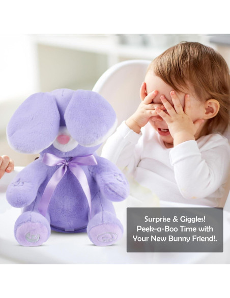 Juguete de Peluche Interactivo Dimple Bella Bunny - Conejo Peek-a-Boo