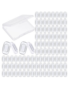 50 Pares Almohadillas Nasales Transparentes Frienda Silicona