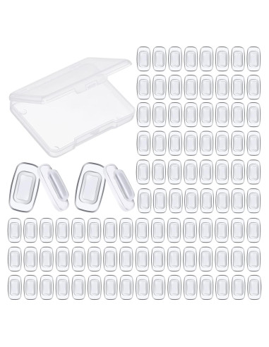 50 Pares Almohadillas Nasales Transparentes Frienda Silicona